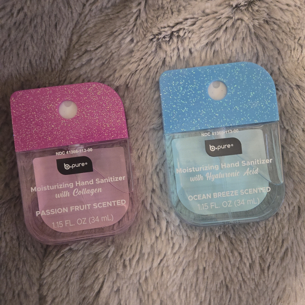 Pink and Blue Moisturizing Hand Sanitizer Set